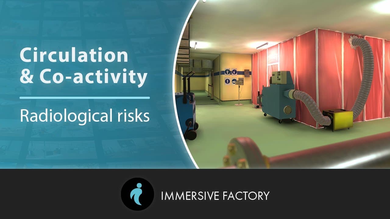 Circulation and coactivity - Radiological risks
