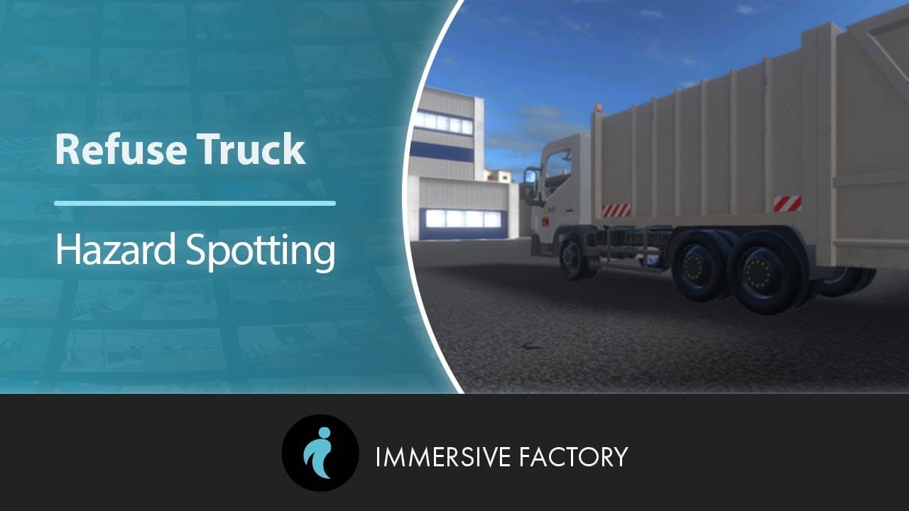 Hazard spotting - Refuse truck