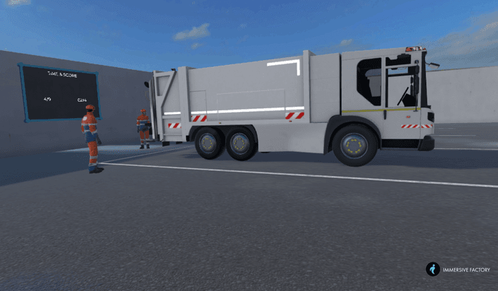 Hazard spotting - Refuse truck preview image